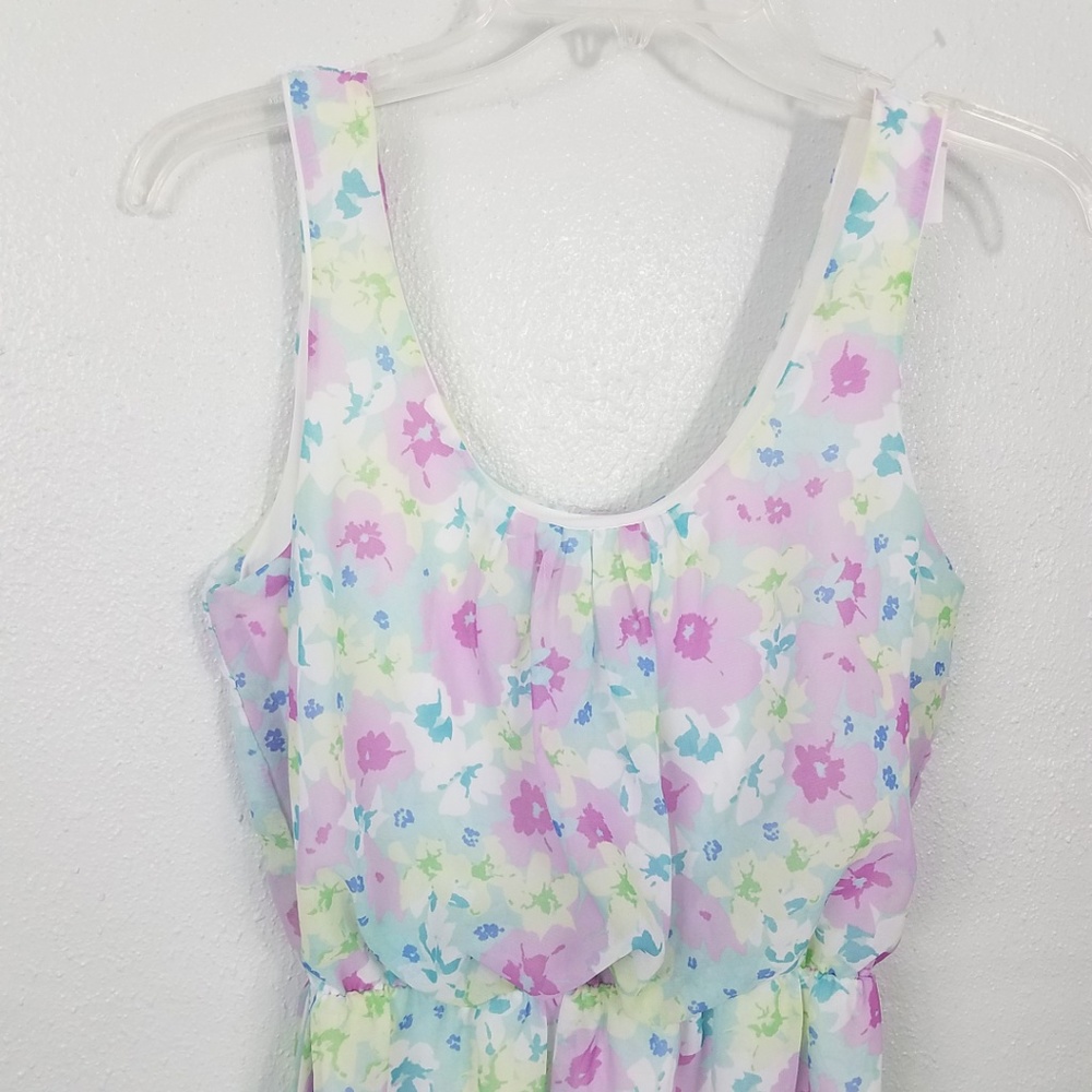 **SOLD**    Charlotte Russe Hi Lo Floral Sun Dress - Picture 2 of 8